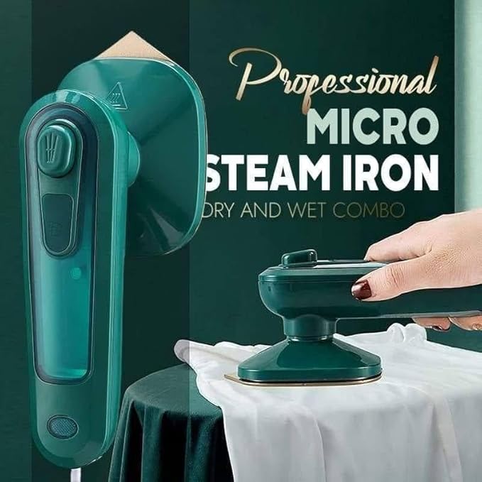 Portable Handheld Steam Iron Machine for Clothes | Mini Travel Garment Steamer | Wet & Dry Ironing | Wrinkle Remover for Home & Travel | UNQ