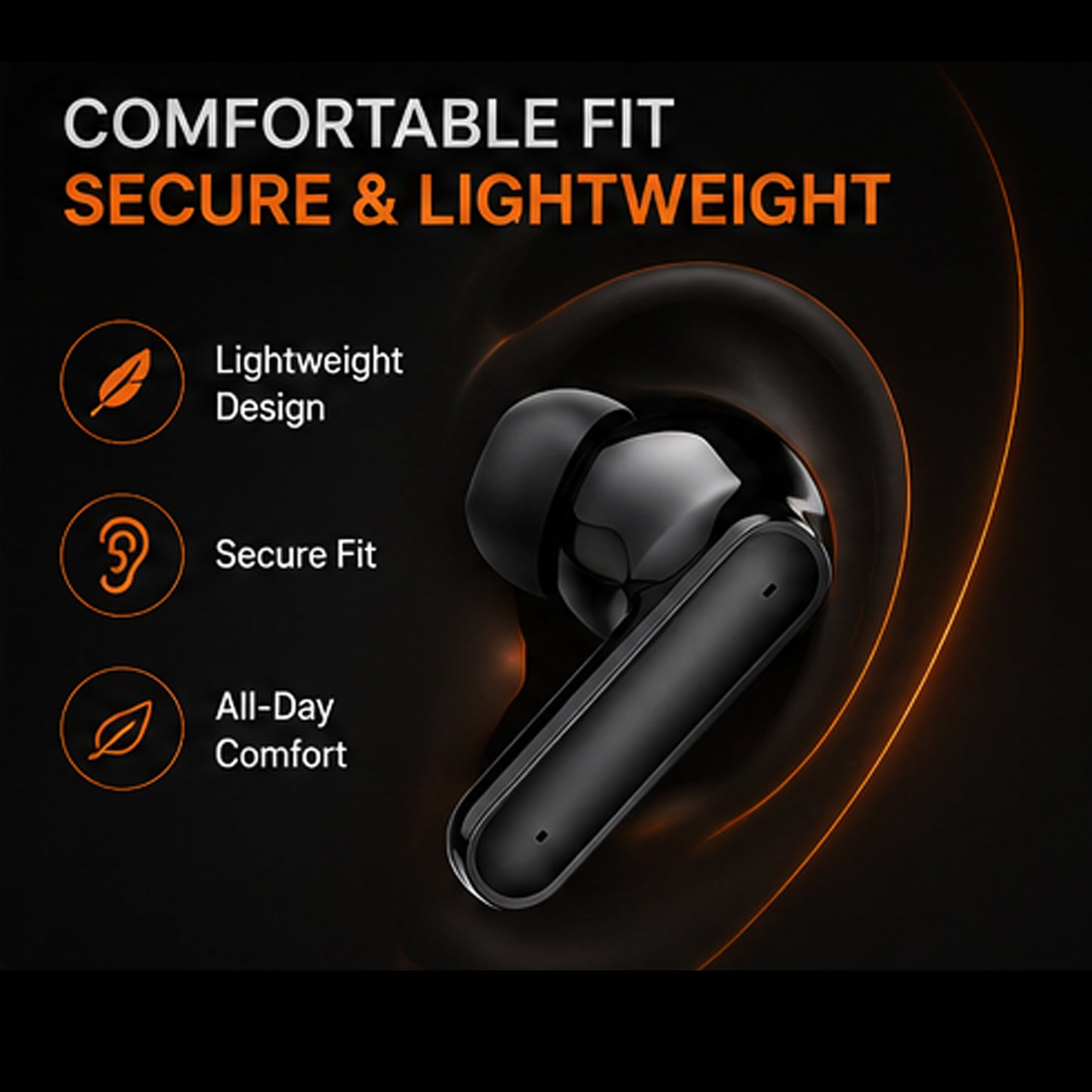 Wireless TWS Gaming Earbuds with Bluetooth 5.3, Deep Bass Sound, HD Calls - TGR