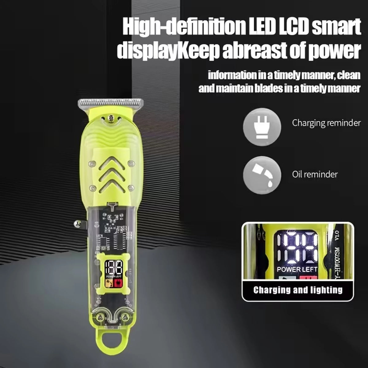 Professional Hair Clipper | Trimmer| Shaver | Cordless | For Men Premium | For Home | For barber | GYT-999 - M11