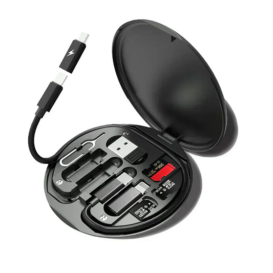 8-in-1 Fast Charging Cable Kit -USB-C, Lightning & Micro USB - P (Copy)