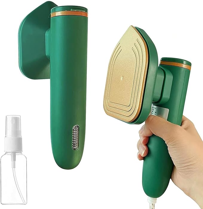 Portable Handheld Steam Iron Machine for Clothes | Mini Travel Garment Steamer | Wet &amp; Dry Ironing | Wrinkle Remover for Home &amp; Travel | UNQ