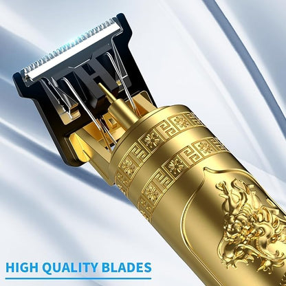 T9 Vintage Professional Hair Trimmer for Men – Golden - UNQ