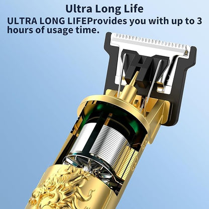 T9 Vintage Professional Hair Trimmer for Men – Golden - UNQ