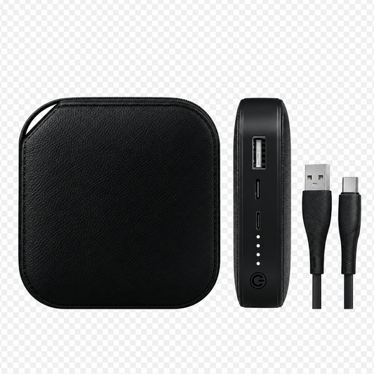 10000mAh Mini Power Bank | 10W Fast Charging | PD 3.0 & QC 3.0 | Ultra-Compact Pocket Size | Type-C Input/Output | LED Battery Indicator | Compatible with Android & iPhone - PTDD