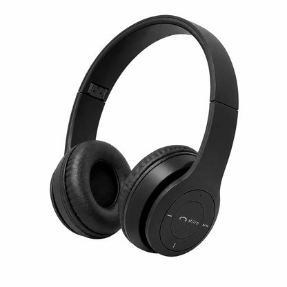 Foldable Bluetooth Headphones with Mic | Wireless Stereo Headset | Comfortable On-Ear Design | Compatible with Android, iPhone, Laptop & PC
