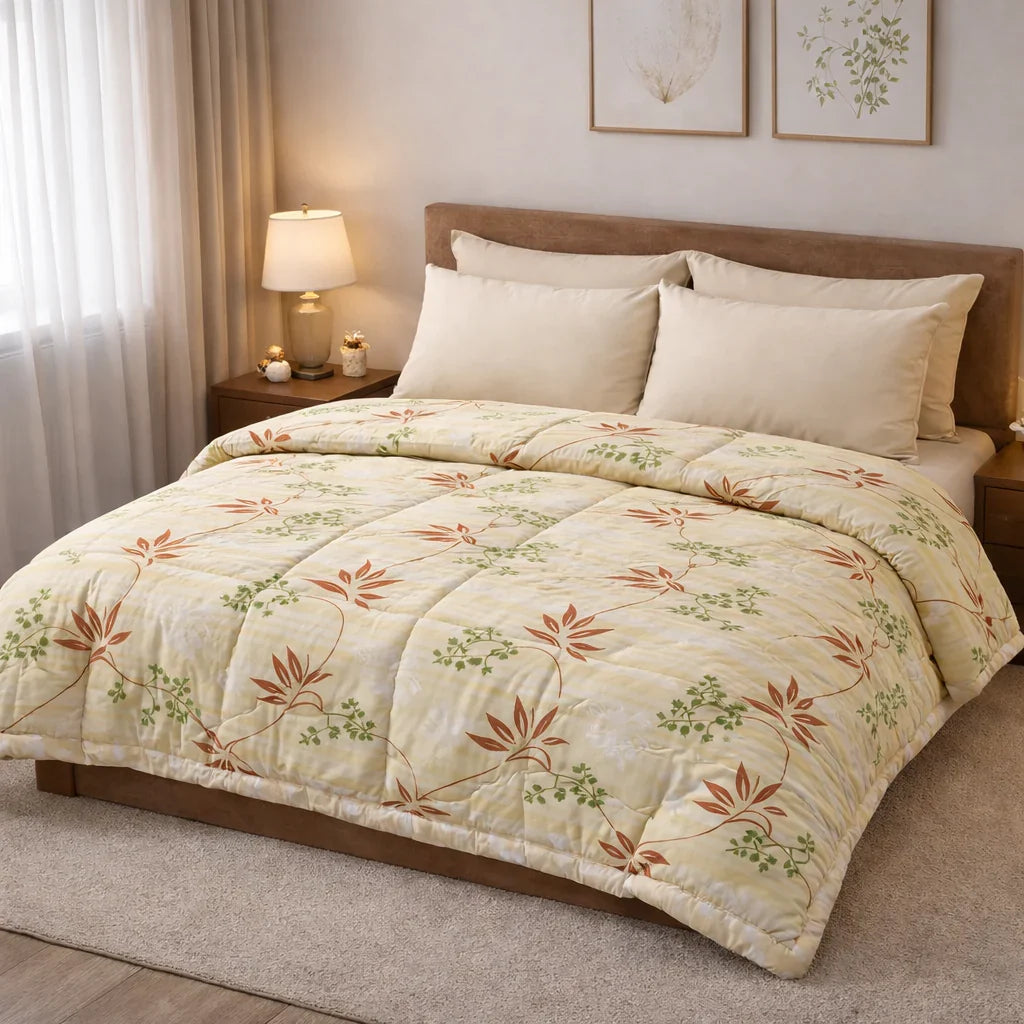 AC Comforter | 70×90 Inch Double Bed Quilt | Supersonic | 1100Gms Ultra Soft Microfiber | Lightweight All-Season Blanket for AC Rooms | Reversible Comforter - SC PT
