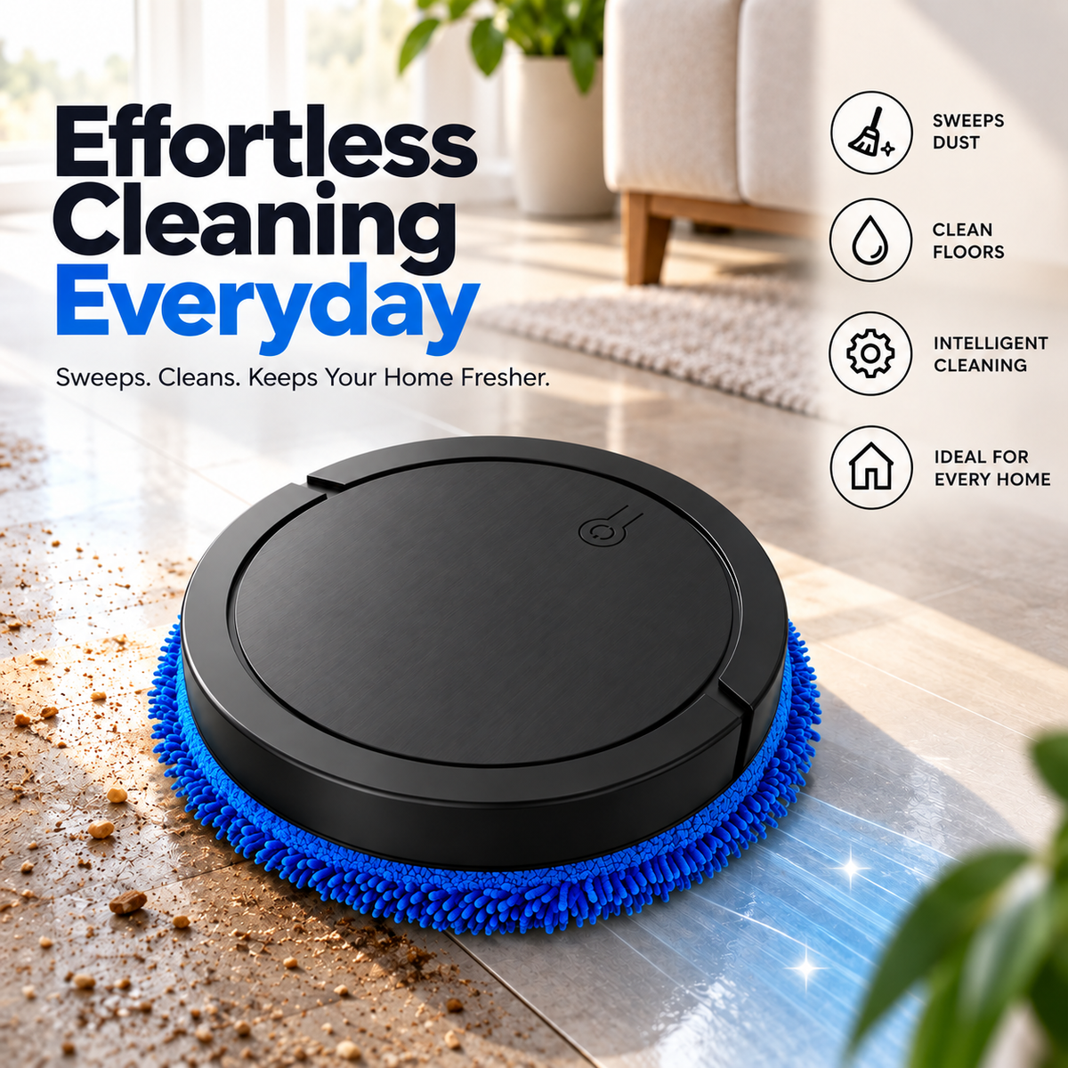 Intelligent Vacuum Cleaner Robot | Premium Cleaner Robot |