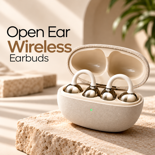 Open Ear Wireless Earbuds | Clips-On Wireless Buds