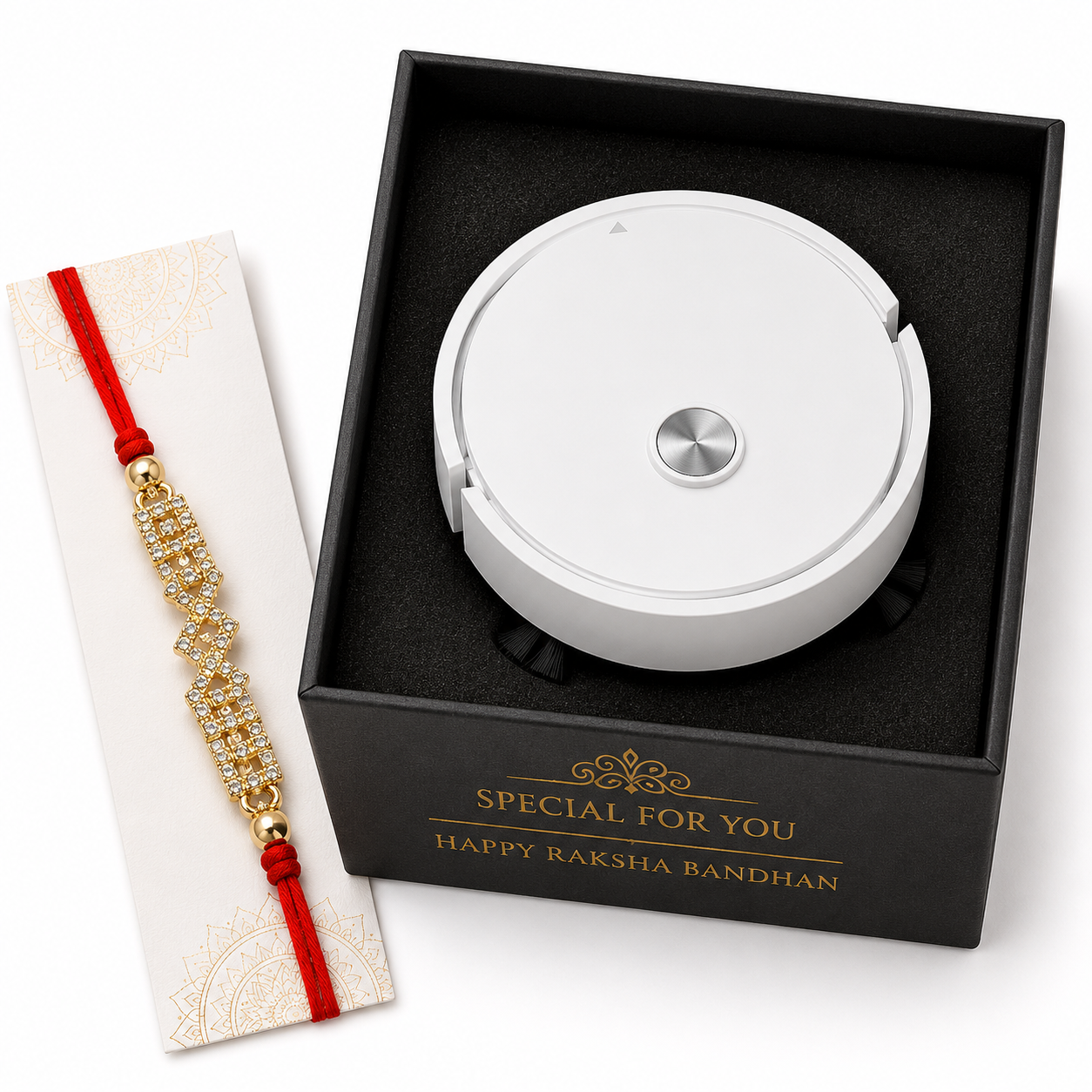Smart Life Intelligent Sweeping Robot | Premium Quality | 100% Clean in 10mins - HS Rakhi