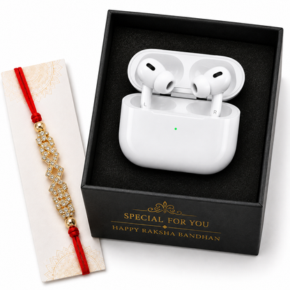 True Wireless Bluetooth Earbuds | Vytron Airdopes | Deep Bass Sound | Bluetooth 5.0 | Touch Controls | IPX4 Water Resistance | Built-In Mic- HS Rakhi