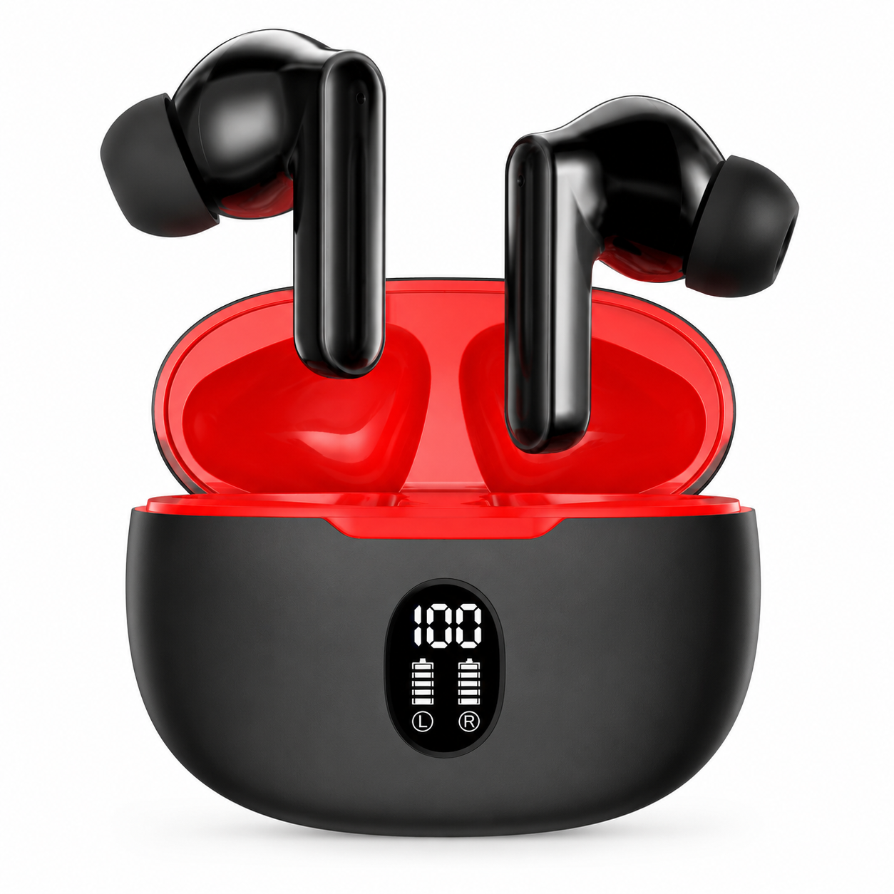 Wireless TWS Gaming Earbuds with Bluetooth 5.3, Deep Bass Sound, HD Calls - TGR