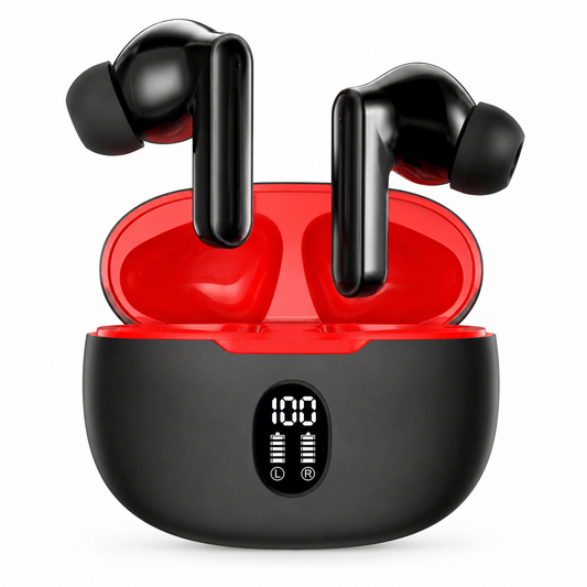 Wireless TWS Gaming Earbuds with Bluetooth 5.3, Deep Bass Sound, HD Calls - HOT