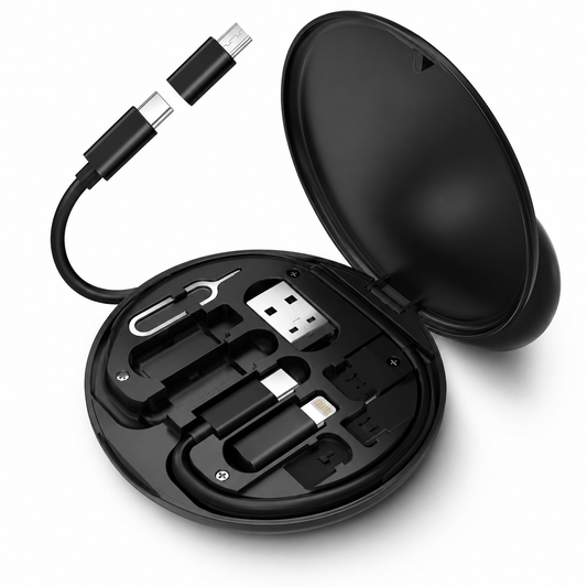 8-in-1 Fast Charging Cable Kit -USB-C, Lightning & Micro USB