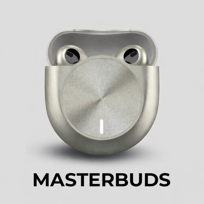 MasterBuds | Bluetooth Wireless Earbuds | Fast Pairing | Noise Isolation Mic | Portable Charging Case
