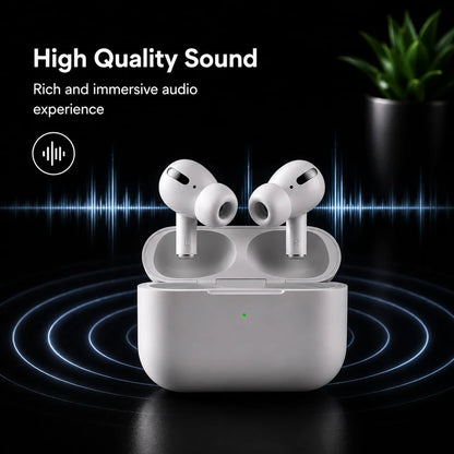 True Wireless Bluetooth Earbuds | Deep Bass Sound | Bluetooth 5.0 | Touch Controls | IPX4 Water Resistance | Built-In Mic