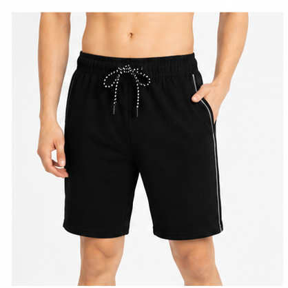 Men's Casual Shorts | Soft Hosiery Fabric | Regular Fit | Side Pockets | Summer Wear - UNQ
