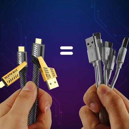 ⁠AmpX 2 | 4-in-1 Charging Cable | Fast Charging | CKO