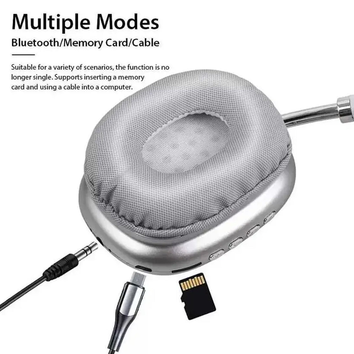 AuraX Headphones | P9 Wireless Bluetooth Headphones with Deep Bass & Noise Isolation | Over-Ear Foldable Design | 5 Color Options Available | CKO