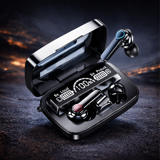 TWS Wireless Earbuds | Deep Bass | BT 5.3 | Touch Controls | LED Display Case | Type-C Fast Charging | Up to 40H Playtime