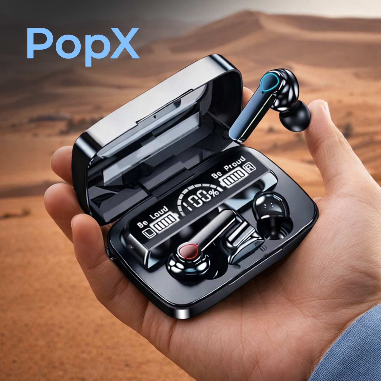 TWS Wireless Earbuds | Deep Bass | BT 5.3 | Touch Controls | LED Display Case | Type-C Fast Charging | Up to 40H Playtime