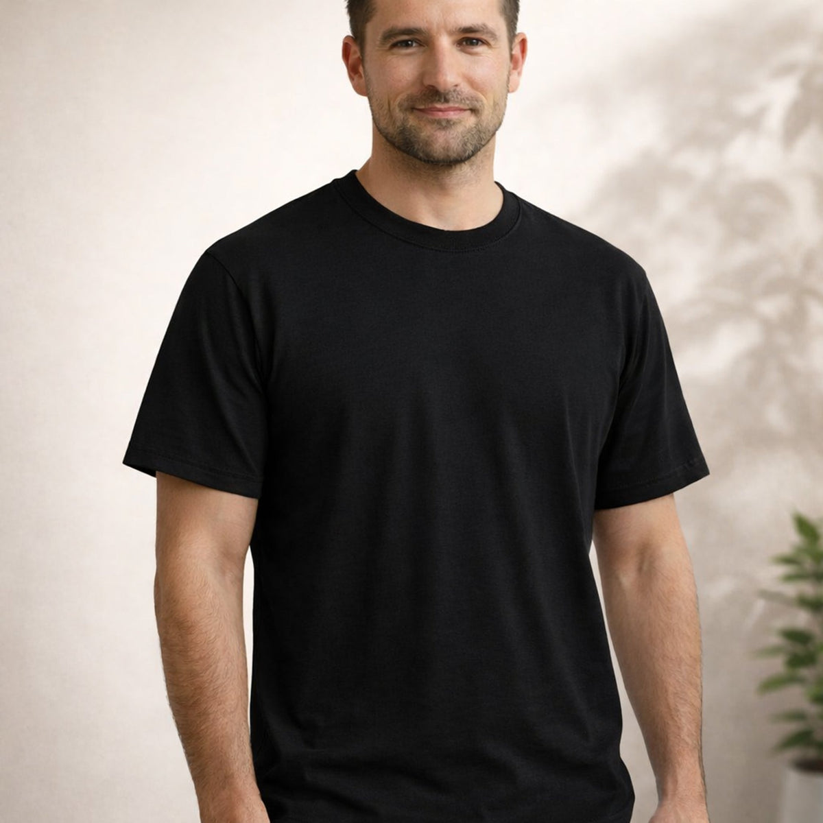 Pack of 3 Men’s Cotton T-Shirts | 135 GSM | White, Melange Grey & Black | Soft Summer Comfort | Regular Fit (Copy)