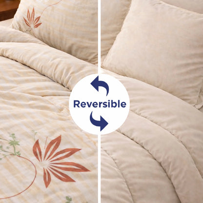 AC Comforter | 70×90 Inch Double Bed Quilt | Supersonic | 1100Gms Ultra Soft Microfiber | Lightweight All-Season Blanket for AC Rooms | Reversible Comforter - SC PT