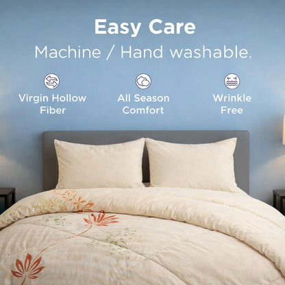 AC Comforter | 70×90 Inch Double Bed Quilt | Supersonic | 1100Gms Ultra Soft Microfiber | Lightweight All-Season Blanket for AC Rooms | Reversible Comforter - SC PT