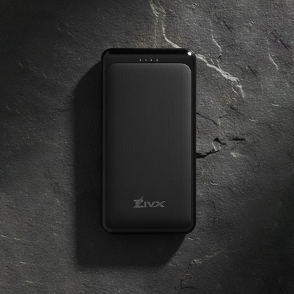 10000mAh Power Bank | Portable Slim Design | Dual USB Output Type-C Micro (Input & Output) | Lithium Polymer Battery | Compatible with iPhone, Samsung & All Smartphones (Copy)