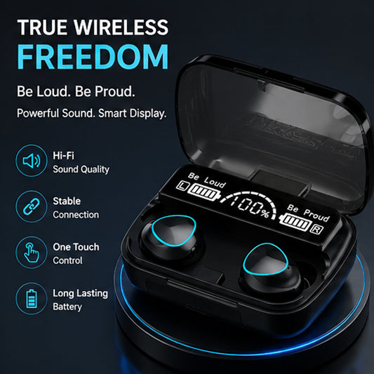 SmartBuds TWS Wireless Earbuds with LED Display