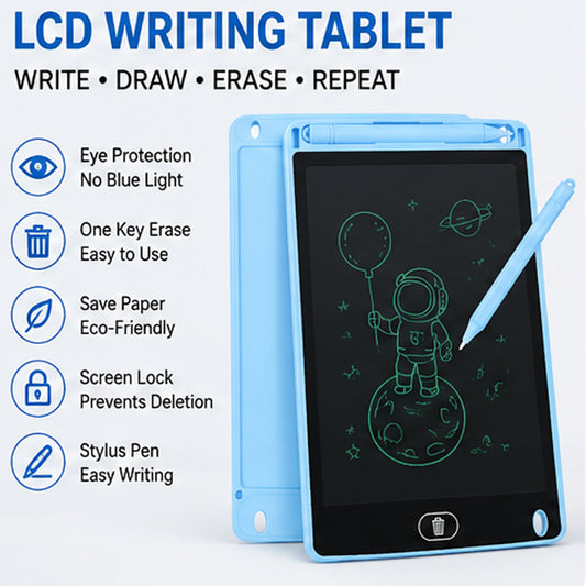 LCD Writing Tablet for Kids & Adults – Reusable Digital Drawing & Writing Pad with Stylus