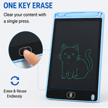 LCD Writing Tablet for Kids & Adults – Reusable Digital Drawing & Writing Pad with Stylus