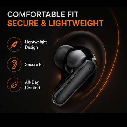 Wireless TWS Gaming Earbuds with Bluetooth 5.3, Deep Bass Sound, HD Calls - TGR