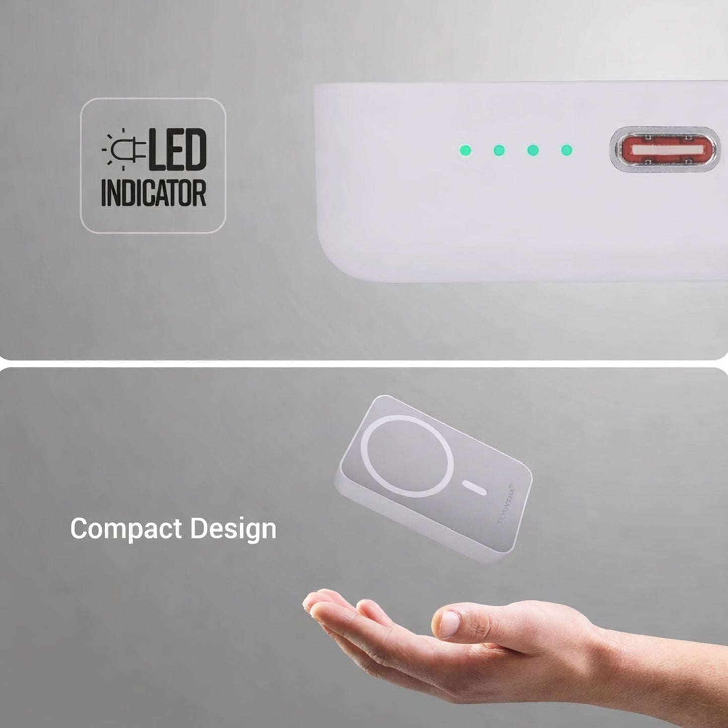 MagFuelX 3 | Magnetic Wireless Power Bank | Portable | Travel Friendly | Pocket Friendly | CKO