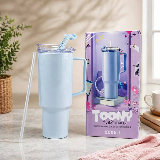 Premium Leak-Proof Tumbler with Handle & Straw | Lightweight | Perfect for summer | 1200ML - UNQ