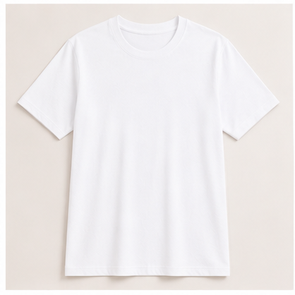 Men's Classic Cotton T-Shirt | 100% Cotton | 135 GSM Lightweight Fabric | Regular Fit | Soft & Breathable Everyday Wear - UNQ